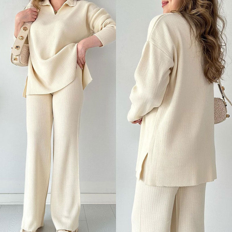 Simone Elegant Two-Piece Knit Set